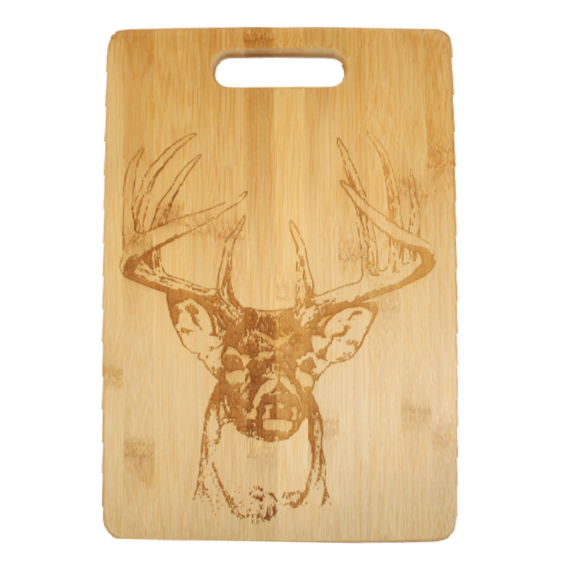 White-Tailed Deer Buck Bamboo Cutting Board