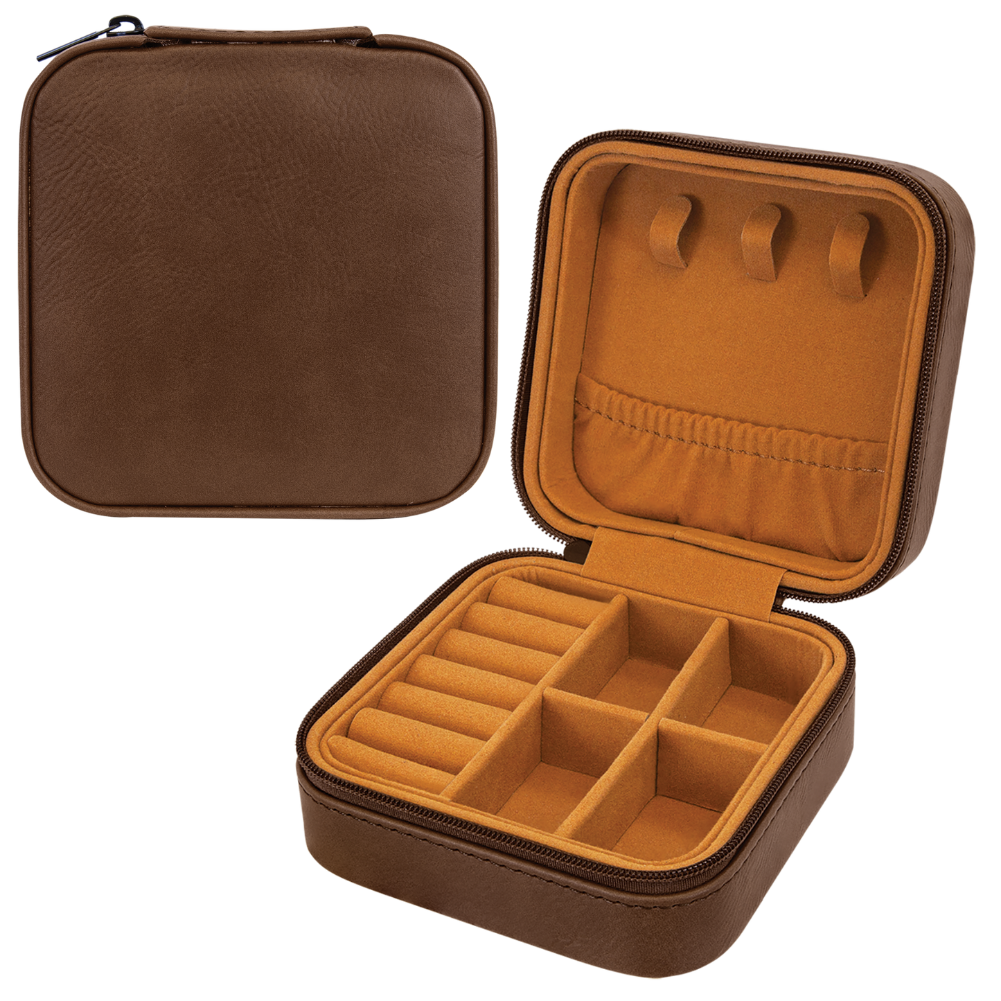 Travel Jewelry Box - Swirled Cat Design