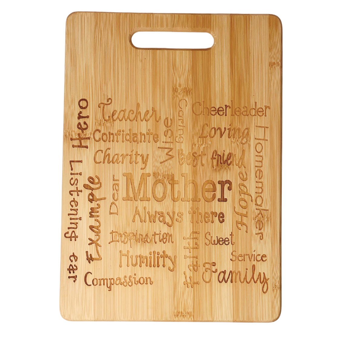 Mother Bamboo Cutting Board