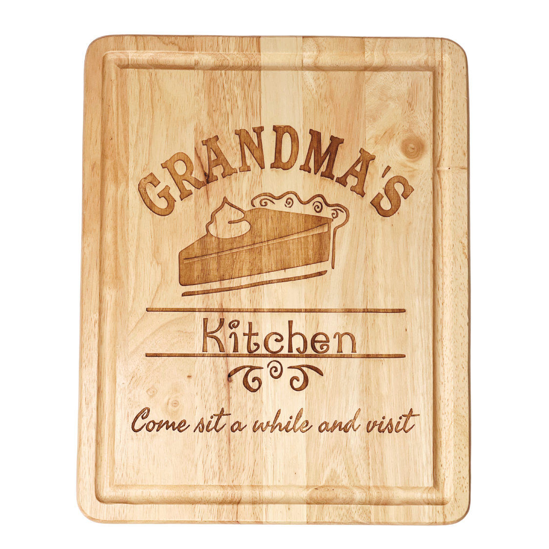 Grandma's Kitchen Oak Cutting Board