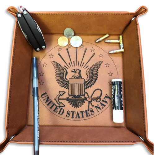 Snap Tray - United States Navy (Catch-All Tray / Valet Tray / Dice Tray)