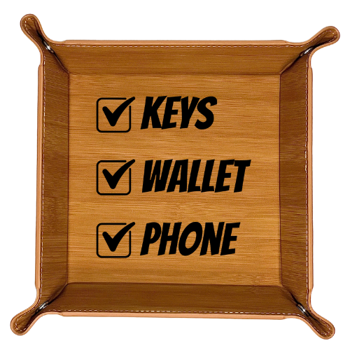 Snap Tray - Keys | Wallet | Phone (Catch-All Tray / Valet Tray / Dice Tray)
