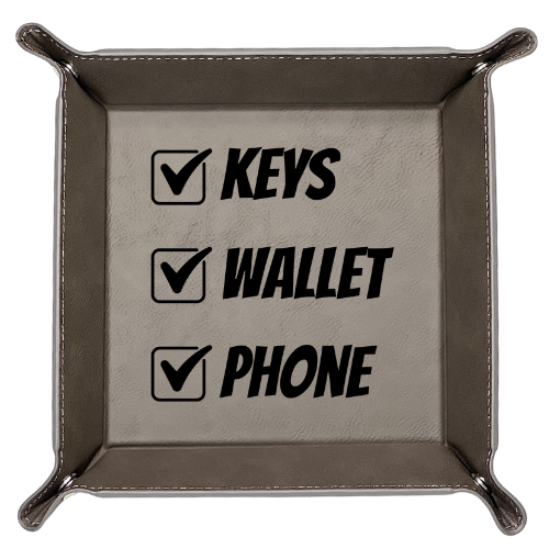Snap Tray - Keys | Wallet | Phone (Catch-All Tray / Valet Tray / Dice Tray)