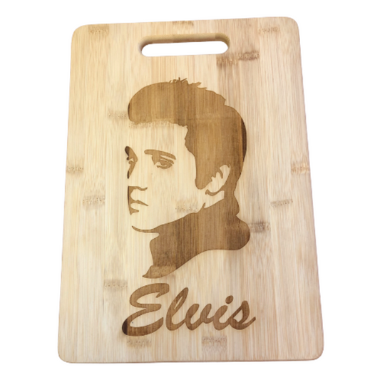 Elvis Bamboo Cutting Board with Handle