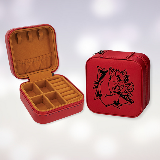 Travel Jewelry Box - Hog Design