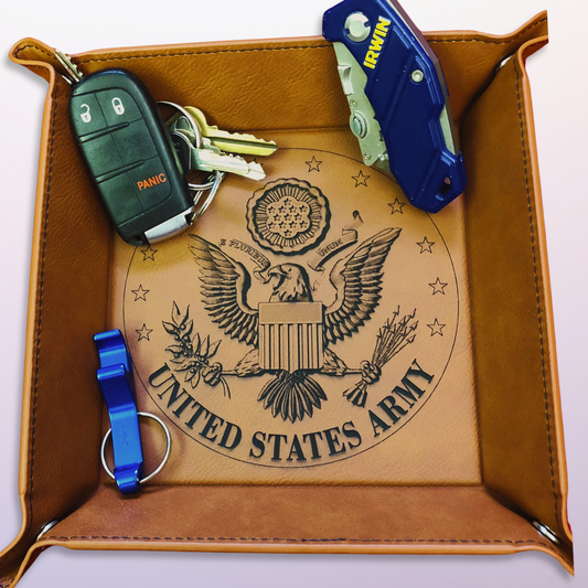 Snap Tray - United States Army Design (Catch-All Tray / Valet Tray / Dice Tray)
