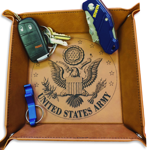 Snap Tray - United States Army (Catch-All Tray / Valet Tray / Dice Tray)